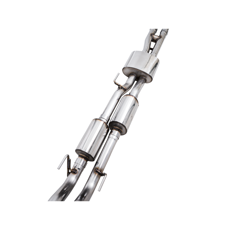 AWE 16-22 Toyota Tacoma 0FG Catback Exhaust w/ BashGuard - Dual Diamond Black Tips