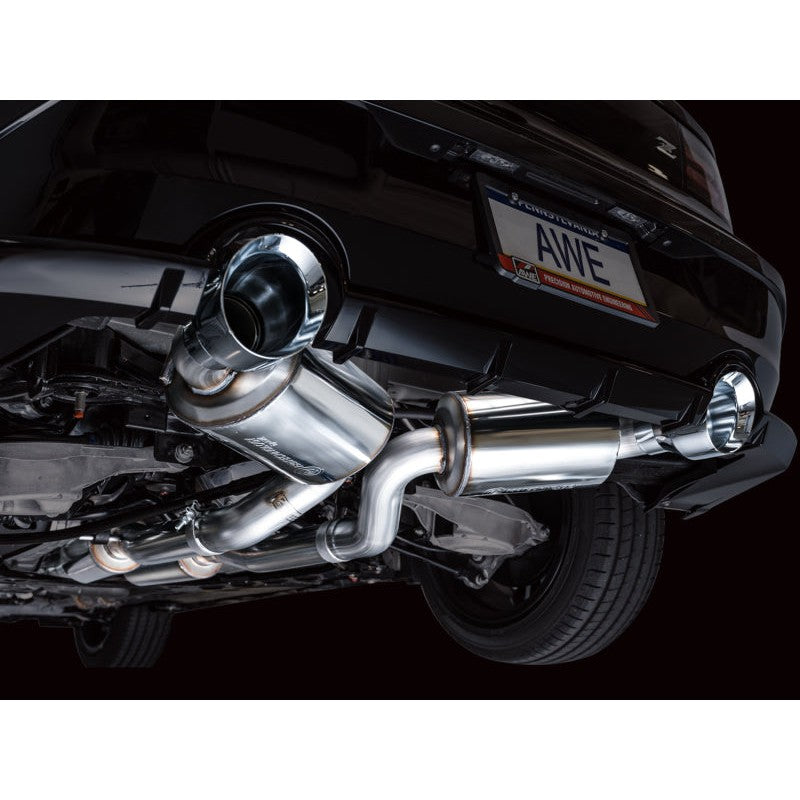 AWE Tuning Touring Edition Catback Exhaust System w/Chrome Silver Tips for 2023+ Nissan Z