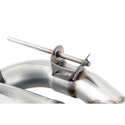 AWE Tuning BMW F3X 340i Touring Edition Axle-Back Exhaust - Chrome Silver Tips (102mm)