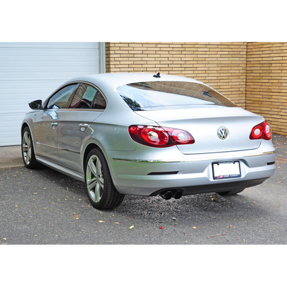 AWE Tuning VW CC 2.0T Touring Edition Performance Exhaust - Diamond Black Tips