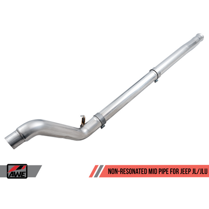AWE Tuning 2018+ Jeep Wrangler JL/JLU 3.6L Non-Resonated Mid Pipe