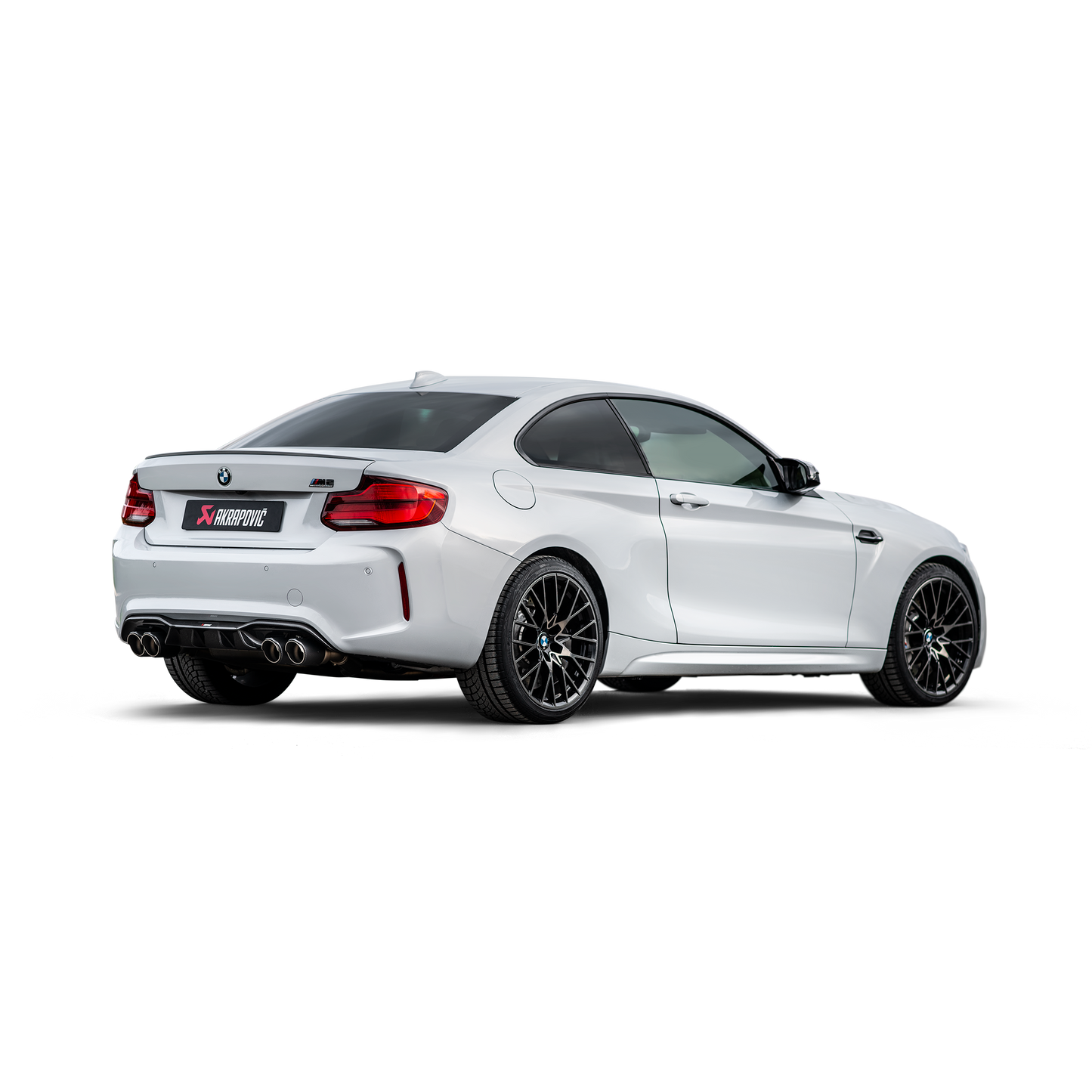 Akrapovič Slip-On Line Exhaust (Titanium) w/Carbon Tips - 2018+ BMW M2 Competition/M2 CS (F87N)