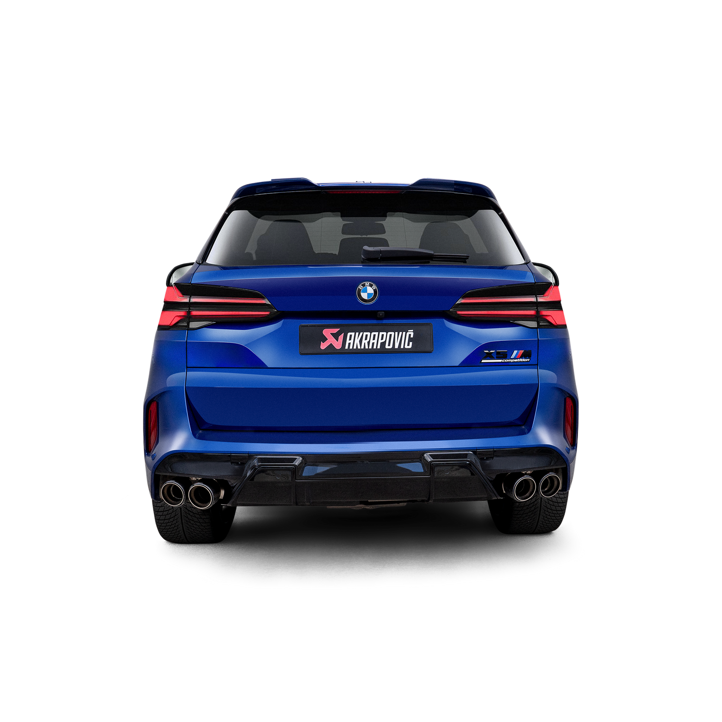 Akrapovič Slip-On Line Exhaust (Titanium) w/Carbon Tips - 2024+ BMW X5M/X6M (F95 FL)