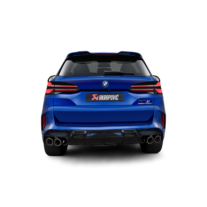 Akrapovič Slip-On Line Exhaust (Titanium) w/Carbon Tips - 2024+ BMW X5M/X6M (F95 FL)