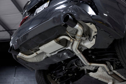 Dinan 19-26 BMW 330i (G20)/21-26 BMW 430i (G22) Valved Axleback Exhaust System - Black Tips
