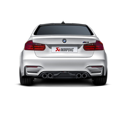 Akrapovič Slip-On Line Exhaust System (Titanium) w/Carbon Tips - 2014-2018 BWW M3 (F80)