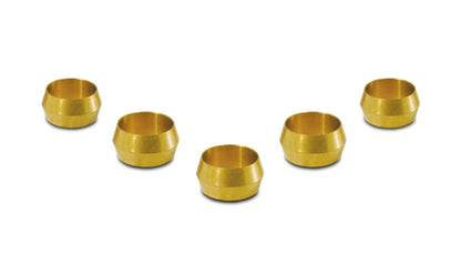 Vibrant Brass Olive Inserts 5/16in - Pack of 5