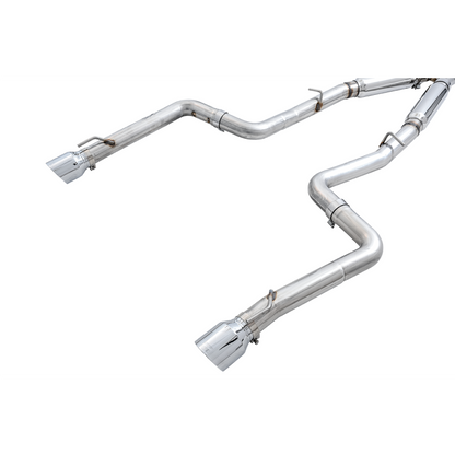 AWE Tuning 2015+ Dodge Charger 6.4L/6.2L Supercharged Track Edition Exhaust - Chrome Silver Tips