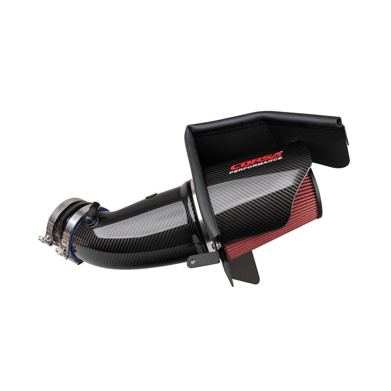 Corsa 19-21 Dodge Challenger SRT/Hellcat/Redeye/Demon Carbon Fiber Air Intake w/ DryTech 3D No Oil