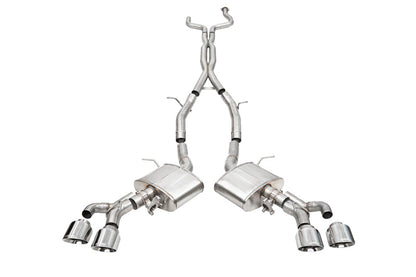 Corsa 22-25 Cadillac CT4 V Blackwing 3in Active Valve Cat-Back - 4.5in Polished Tip