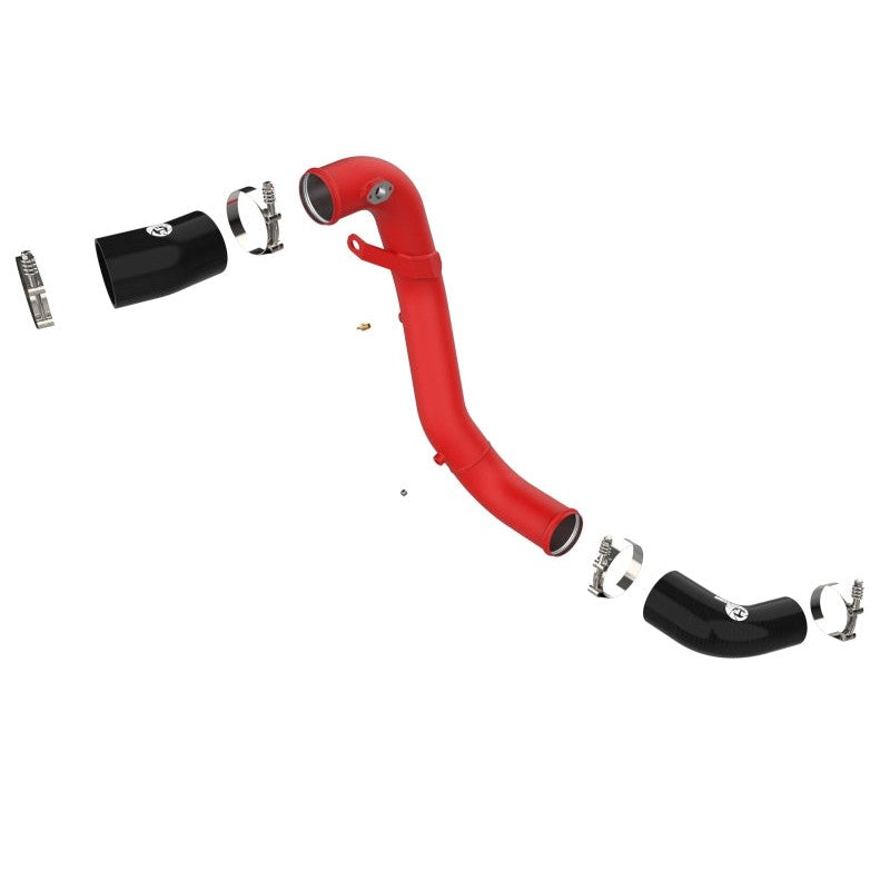 aFe Kia Stinger 18-22 V6-3.3L (tt) BladeRunner Cold Charge Pipe- Red