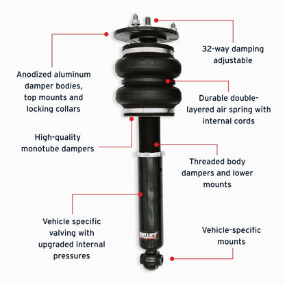 Air Lift Performance 89-00 Lexus LS400 Rear Air Suspension Kit