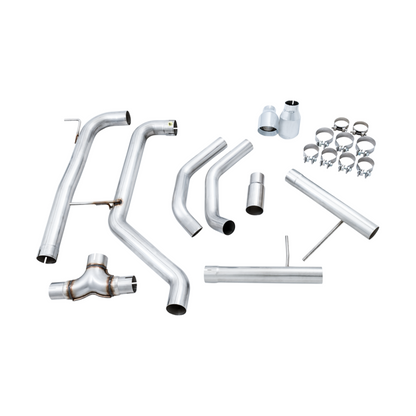 AWE Tuning 18-21 Volkswagen Jetta GLI Mk7 Track Edition Exhaust - Chrome Silver Tips (Fits OEM DP)
