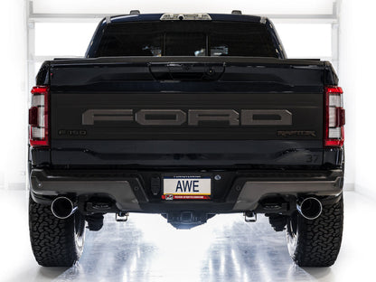 AWE Tuning Gen 3 Raptor SwitchPath Exhaust - Chrome Silver Tips