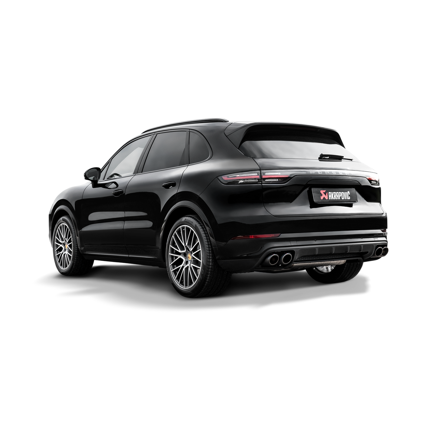Akrapovič Evolution Line Catback Exhaust System (Titanium) w/o Tips - 2019+ Porsche Cayenne S/Coupe (536)