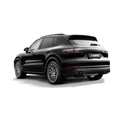 Akrapovič Evolution Line Catback Exhaust System (Titanium) w/o Tips - 2019+ Porsche Cayenne S/Coupe (536)