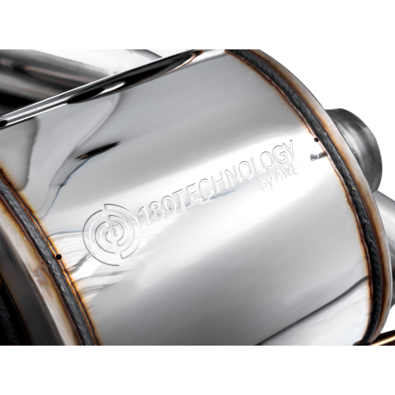 AWE Tuning 19-23 Audi C8 S6/S7 2.9T V6 AWD Touring Edition Exhaust - Chrome Silver Tips