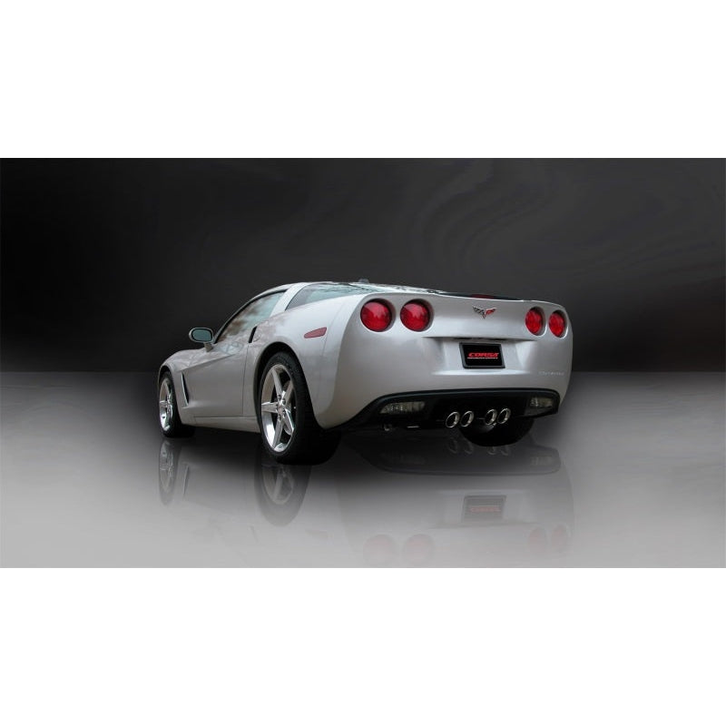 Corsa 05-08 Chevrolet Corvette C6 6.0L V8 Polished Sport Axle-Back Exhaust