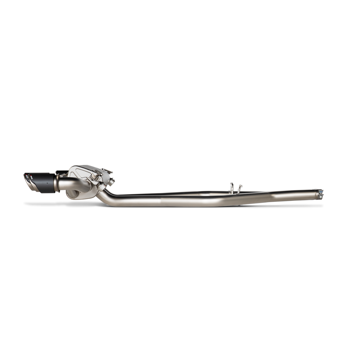 Akrapovič Slip-On Line Exhaust (Titanium) w/Carbon Tips - 2017+ Alfa Romeo Stelvio Quadrifoglio