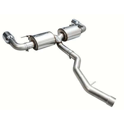 AWE 19-23 BMW 330i / 21-23 BMW 430i Base G2X Touring Axle Back Exhaust - Chrome Silver