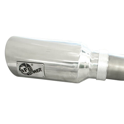 aFe MACHForce XP DPF-Back Exhaust 3in SS w/ 6in Polished Tips 2014 Dodge Ram 1500 V6 3.0L EcoDiesel