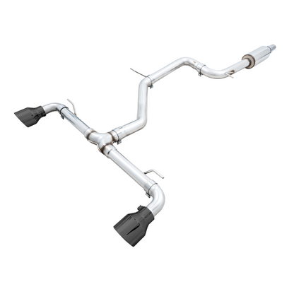 AWE 2022+ Volkswagen GTI MK8 Track Edition Exhaust - Diamond Black Tips