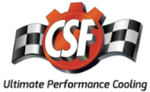 CSF 96-07 Mitsubishi Evo 4/5/6/7/8/9 Full-Slim Radiator w/12in Fan & Shroud/-16AN & Slip On Fitting