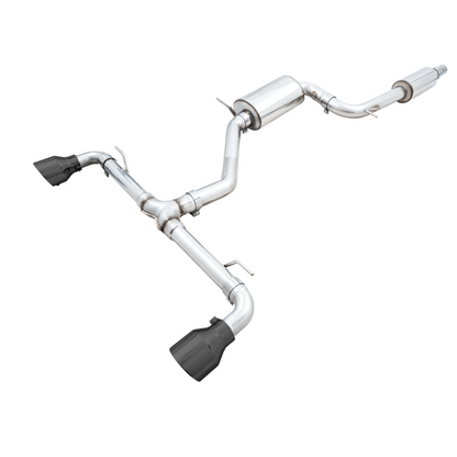 AWE 2022+ Volkswagen GTI MK8 Touring Edition Exhaust - Diamond Black Tips
