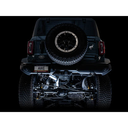 AWE Tuning 2021+ Ford Bronco 0FG Exhaust (No Tips) w/ Bash Guard