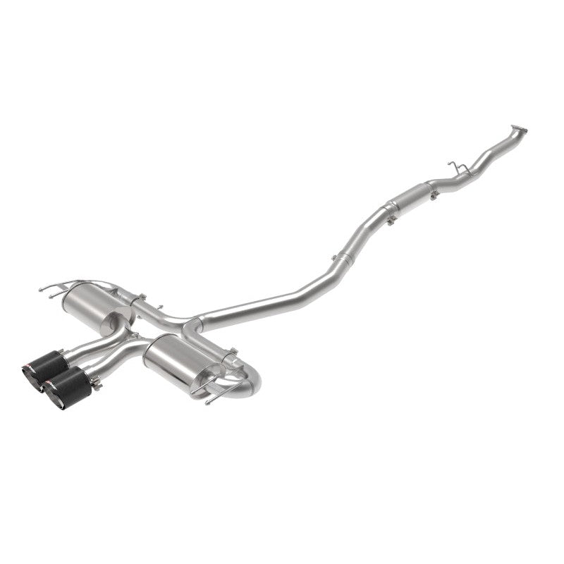 aFe Takeda 3in 304 SS Cat-Back Exhaust System w/CF Tips 17-20 Honda Civic Sport L4-1.5L (t)