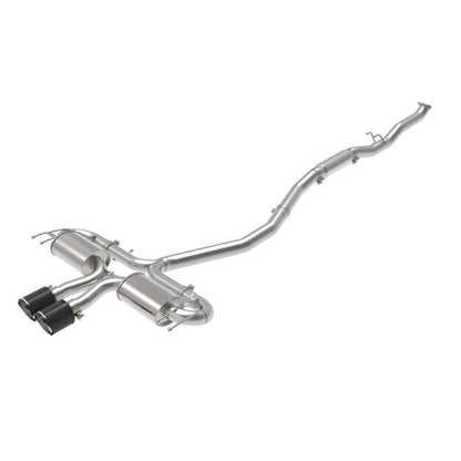 aFe Takeda 3in 304 SS Cat-Back Exhaust System w/CF Tips 17-20 Honda Civic Sport L4-1.5L (t)