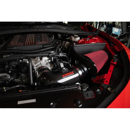 Corsa 17-21 Chevrolet Camaro ZL1 Carbon Fiber Air Intake w/ DryTech 3D No Oil Filtration
