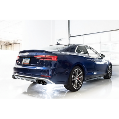AWE Tuning Audi B9 S5 Coupe 3.0T Track Edition Exhaust - Diamond Black Tips (102mm)