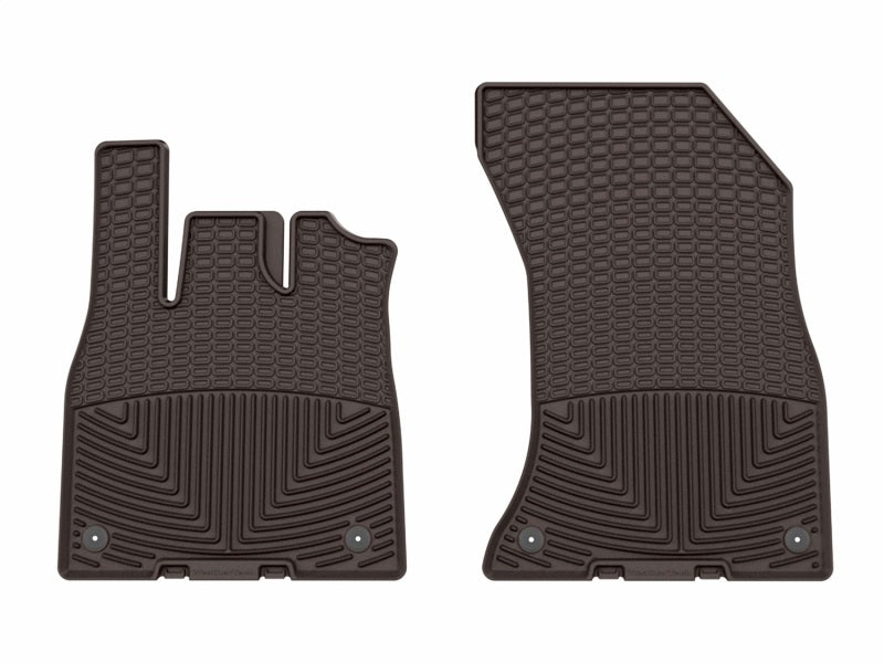 WeatherTech 18-25 Audi Q5 1st Row Front All-Weather Floor Mats - Cocoa