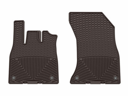 WeatherTech 18-25 Audi Q5 1st Row Front All-Weather Floor Mats - Cocoa