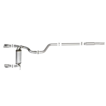 aFe Rebel Series 409 Stainless Steel Cat-Back Exhaust 18-21 Jeep Wrangler JL 2.0L (t) - Polished Tip