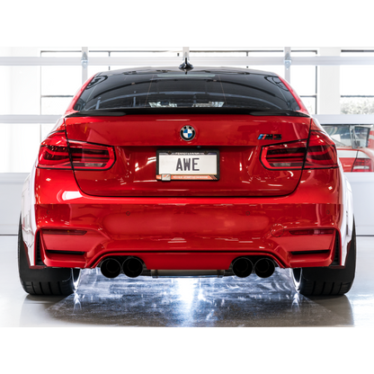 AWE Tuning BMW F8X M3/M4 SwitchPath Catback Exhaust - Diamond Black Tips