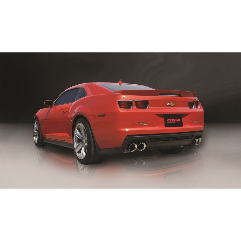 Corsa 12-13 Chevrolet Camaro Coupe ZL1 6.2L V8 Polished Sport Cat-Back + XO Exhaust
