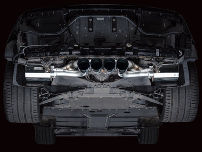 AWE Tuning 2023 C8 Corvette Z06 SwitchPath Cat-Back Exhaust - Diamond Black Tips