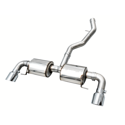 AWE 19-23 BMW 330i / 21-23 BMW 430i Base G2X Touring Axle Back Exhaust - Chrome Silver