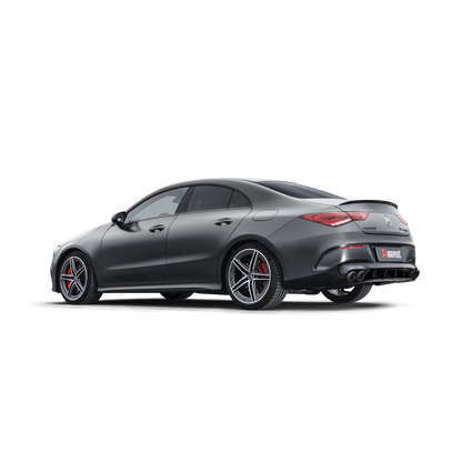 Akrapovič Evolution Line Catback Exhaust System (Titanium) w/Carbon Tips - 2024+ Mercedes-Benz CLA45/CLA45S AMG