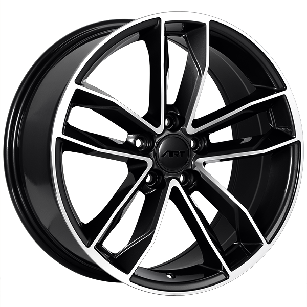 ART Replica REPLICA 129 Gloss Black - Machined Face 19x8.5 +30 5x112mm 66.5mm