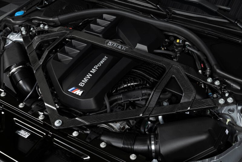 Dinan 21-27 BMW M2/M3/M4 (G80/G82/G83/G87) Gloss Carbon Fiber Strut Tower Brace - Front