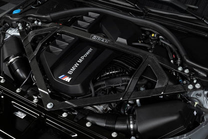 Dinan 21-27 BMW M2/M3/M4 (G80/G82/G83/G87) Gloss Carbon Fiber Strut Tower Brace - Front
