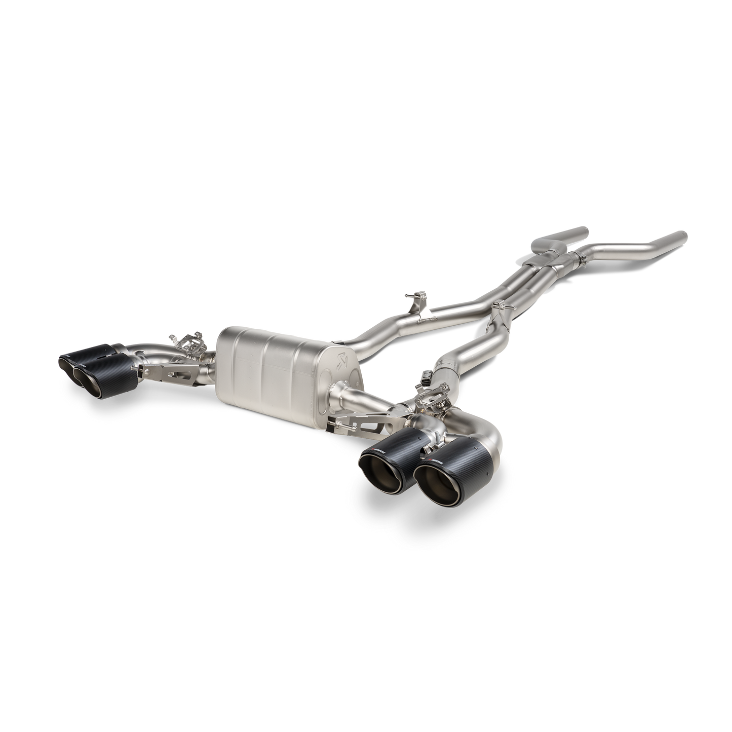 Akrapovič Evolution Line Catback Exhaust (Titanium) w/Carbon Tips - 2020+ BMW M8/M8 Competition (F91/F92)