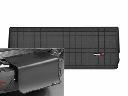 WeatherTech 25-26 Ford Expedition Behind 3rd Row Cargo Liner w/Bumper Protector - Black