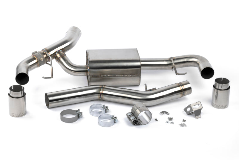 Dinan 19-26 BMW 330i (G20)/21-26 BMW 430i (G22) Valved Axleback Exhaust System - Polished Tips