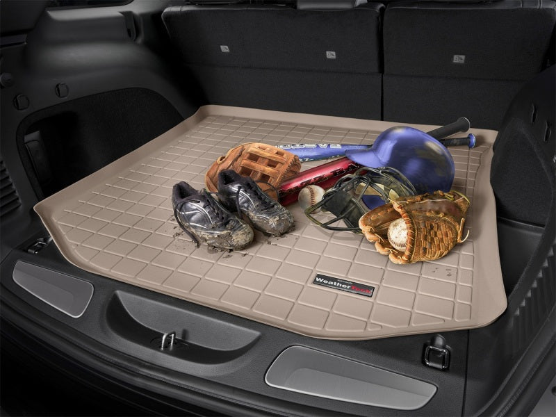 WeatherTech 25-26 Cadillac Escalade IQ Behind 3rd Row Cargo Liner w/Bumper Protector - Black