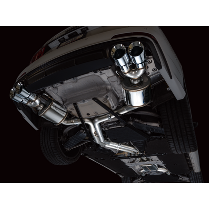 AWE Tuning 19-23 Audi C8 S6/S7 2.9T V6 AWD Touring Edition Exhaust - Chrome Silver Tips