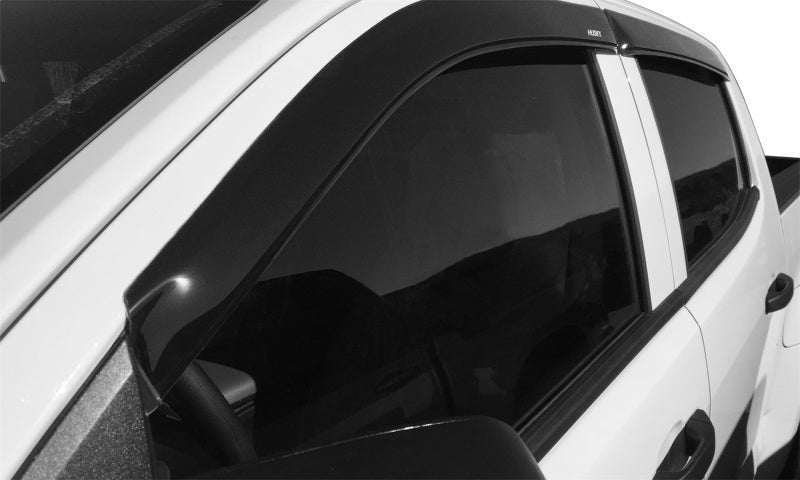 Husky Liners 19-24 Chevrolet Silverado/GMC Sierra 1500 DC Ventvisor Low Profile (4pc) - Smoke